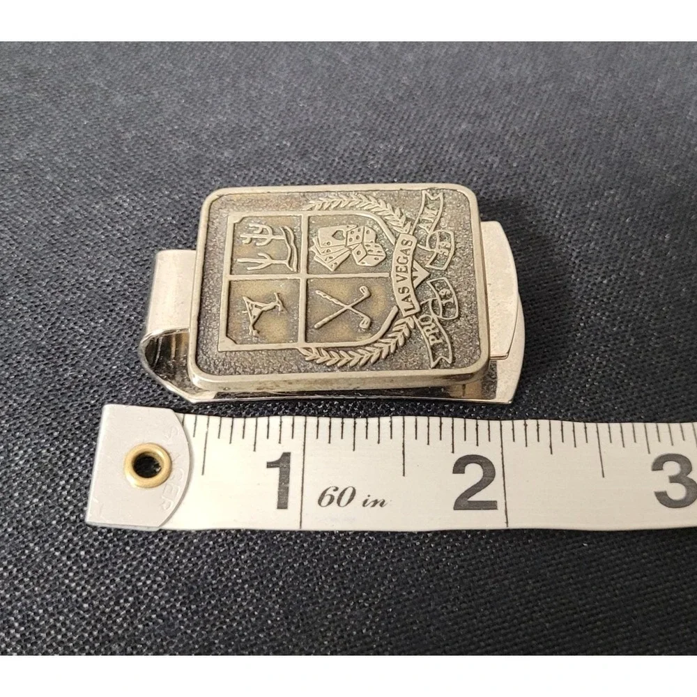 Malcolm DeMille Vintage 1999 Las Vegas Pro Am Metal Money Clip Golf Invitational